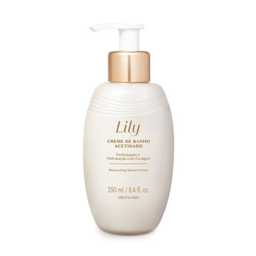 Crema Doccia Idratante corpo Satinata Lily, 250ml