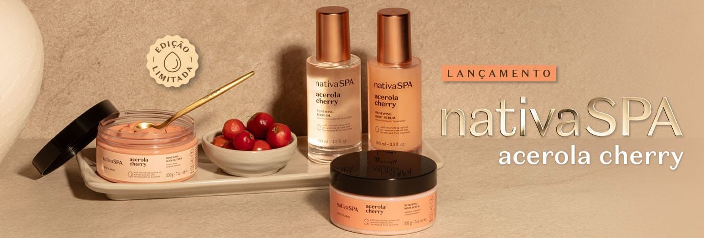 Siero Corpo Rinnovatore Nativa Spa Acerola Cherry, 100ml