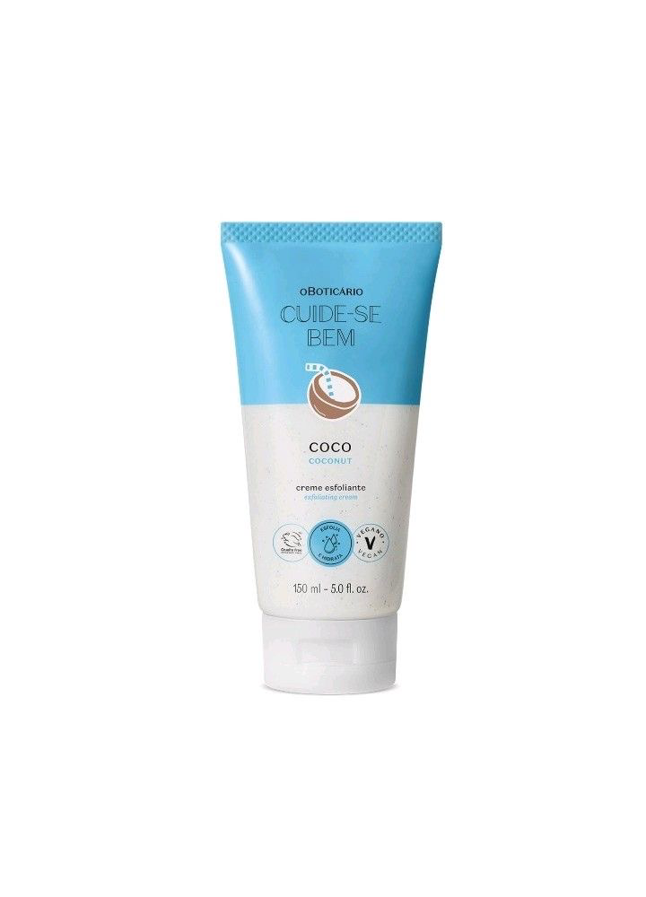 Crema Esfoliante Corpo Cuide-se Bem Coco