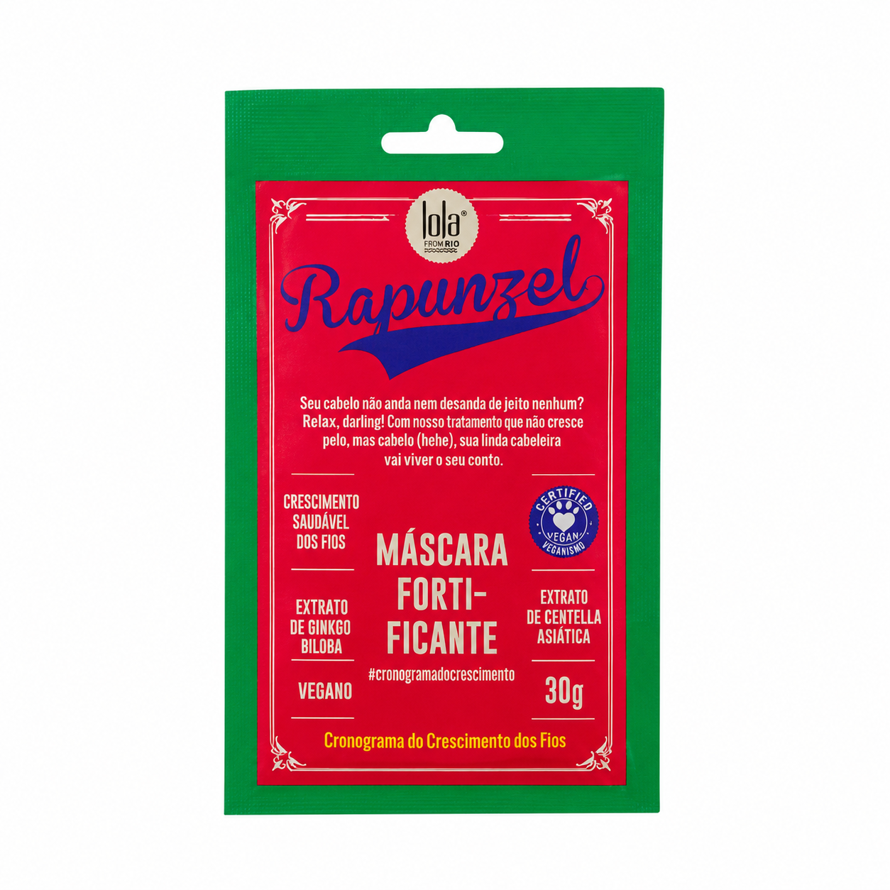 Maschera Fortificante Rapunzel Lola Cosmetics 30g