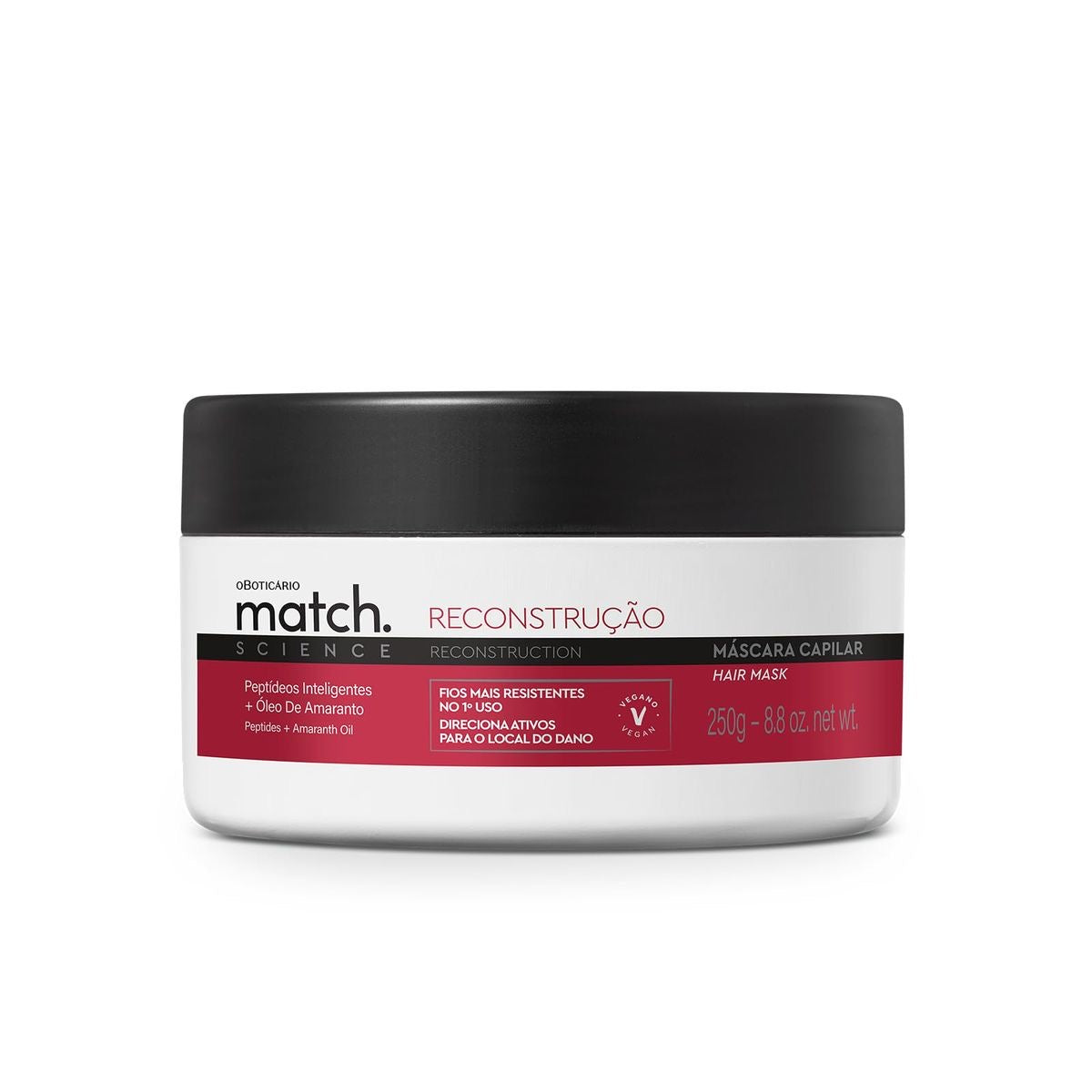 Maschera per capelli Match Science Ricostruzione, 250ml
