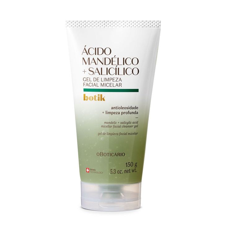 Gel Detergente Viso Micellare Acido Mandelico + Salicilico Botik 150g