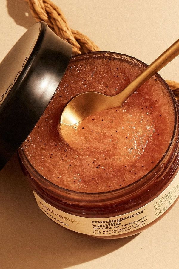 Zucchero Esfoliante Corpo Nativa Spa Vanilla Madagascar, 200g