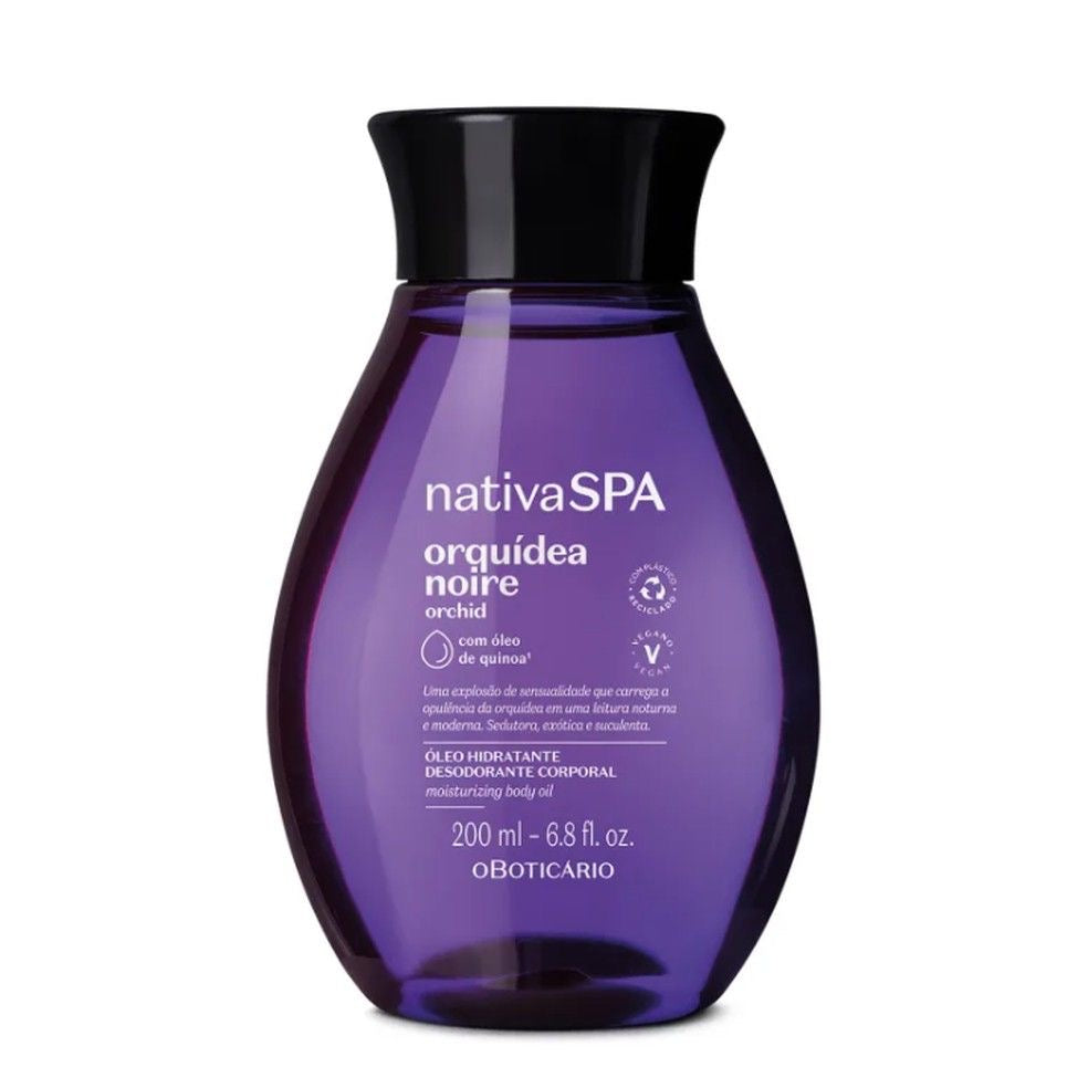 Olio Idratante Corpo Nativa Spa Orchidea Noire, 200ml