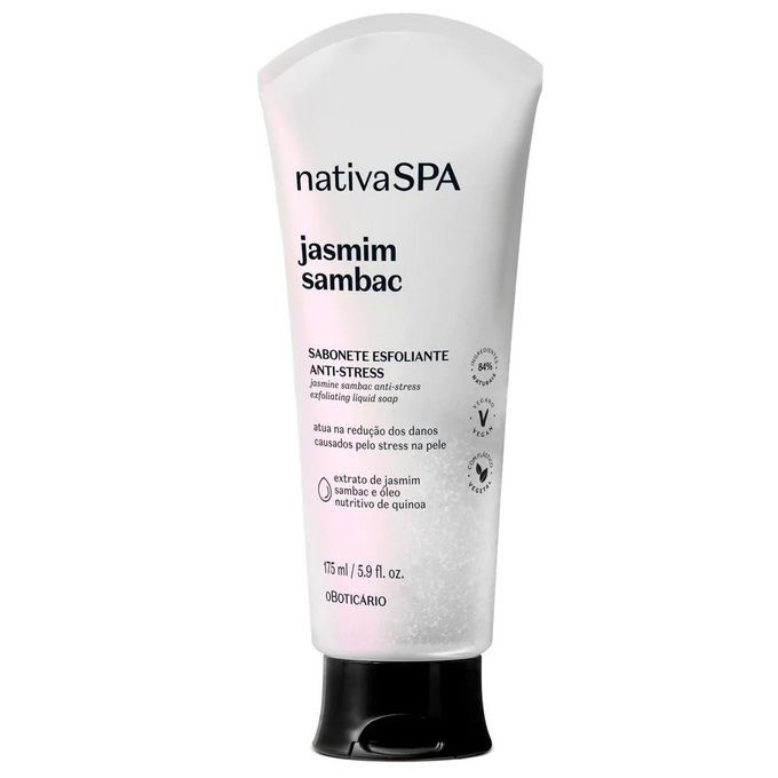 Sapone Esfoliante Corpo Nativa Spa Jasmim Sambac, 175ml