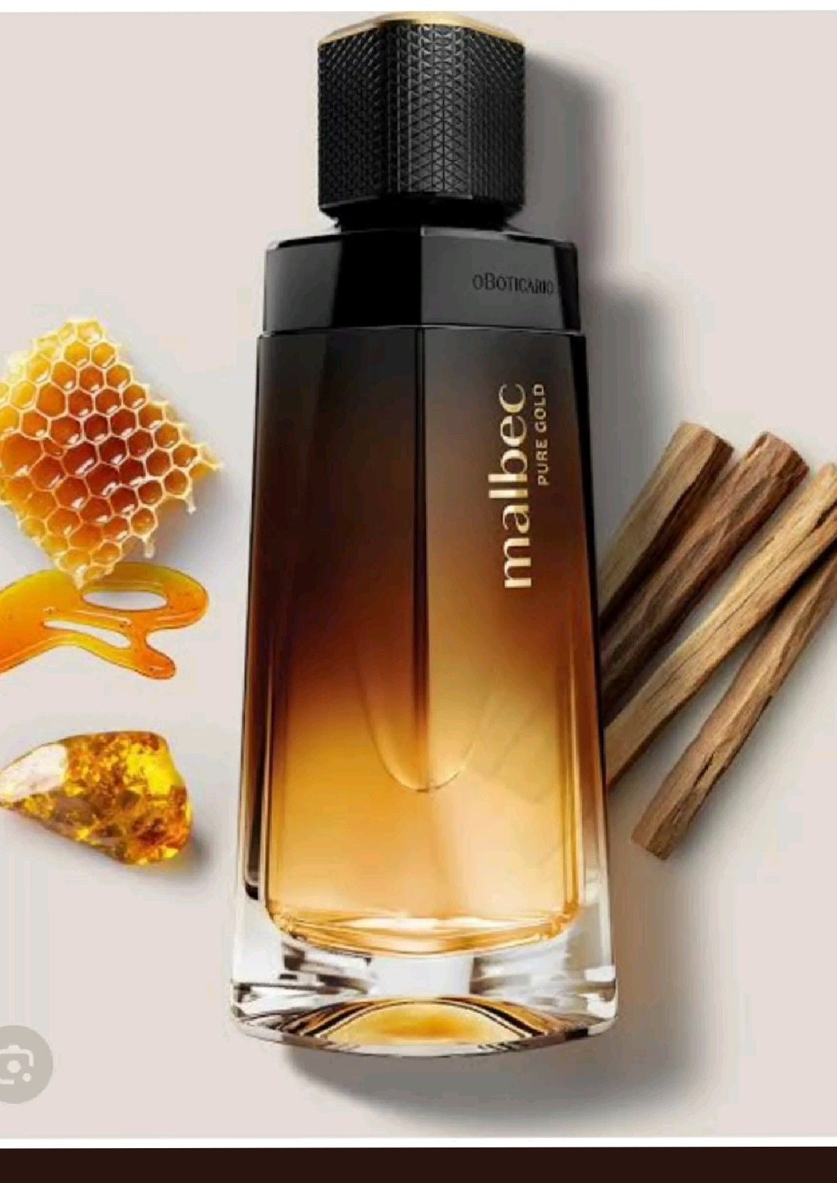 Kit Malbec Pure Gold Uomo – Profumo, Crema Corpo e Pre & Pós Barba
