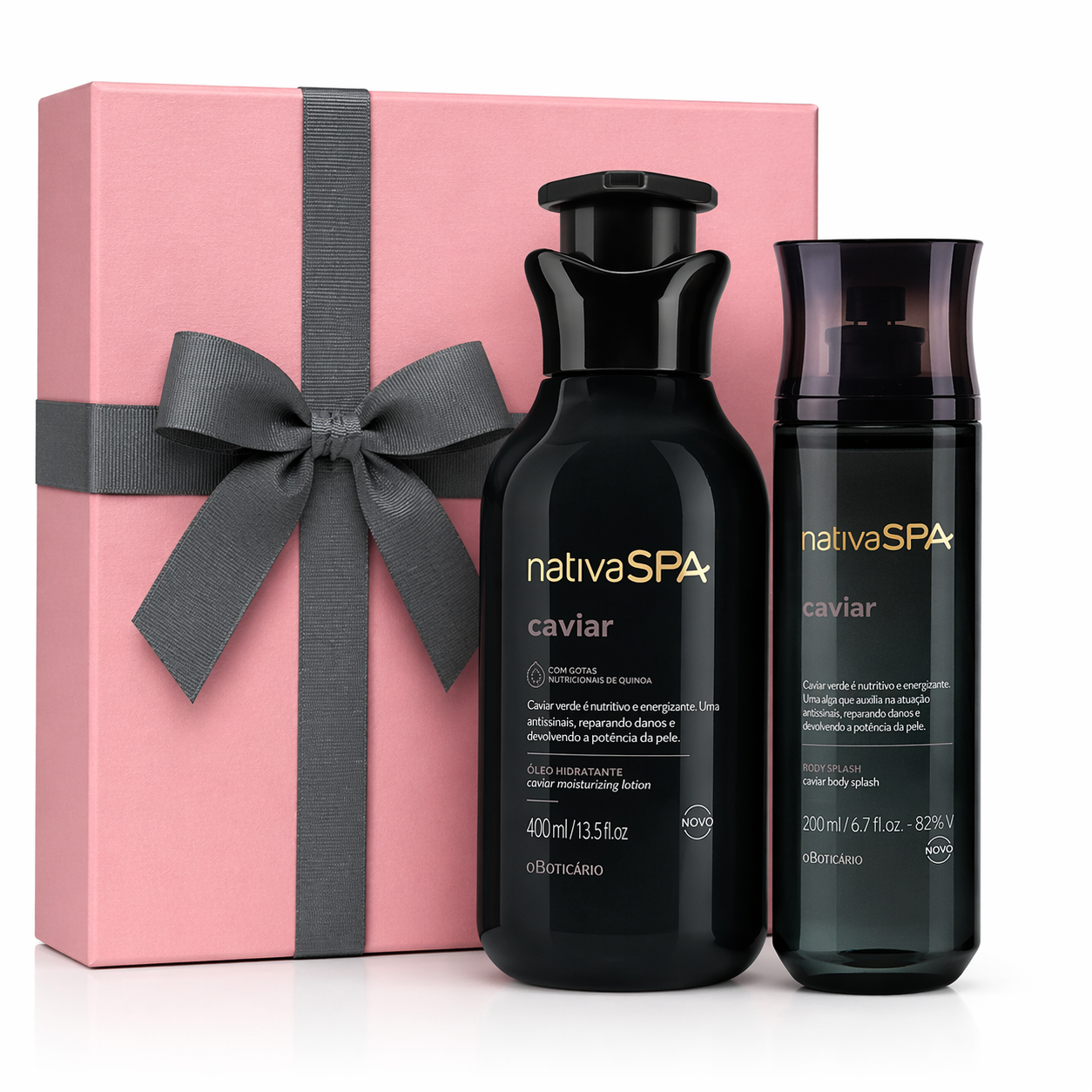 Nativa Spa Caviar O Boticário – Crema Corpo + Body Splash