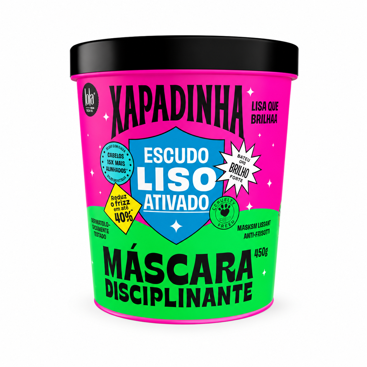 Maschera Disciplinante Xapadinha Lola From Rio 450g – Effetto Anti Crespo e Capelli Più Lisci