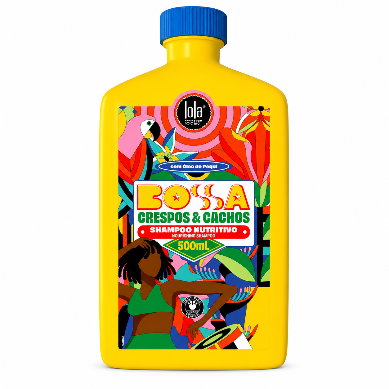 Shampoo Nutriente Bossa Crespos & Cachos Lola From Rio 500ml