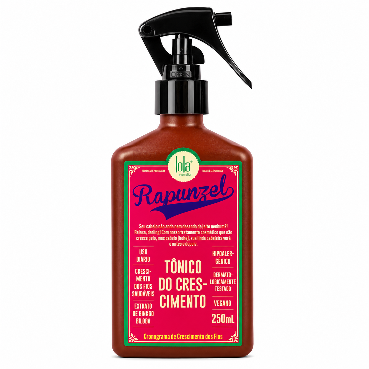 Tonico Crescita Rapunzel Lola Cosmetics 250ml