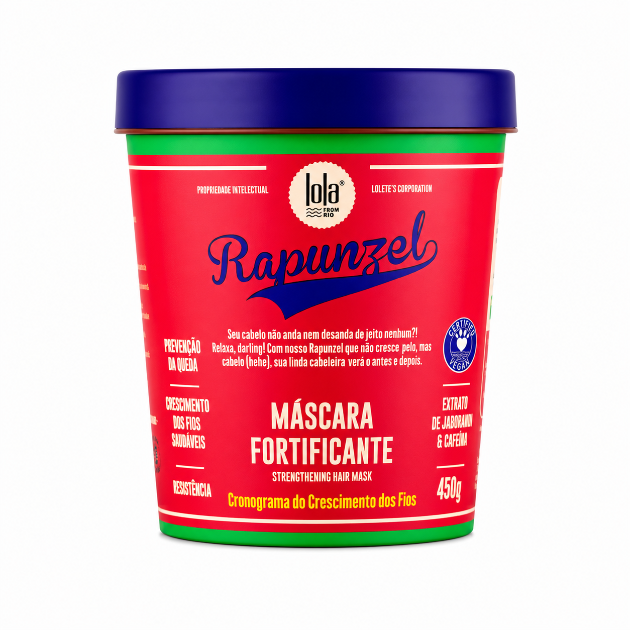 Maschera Fortificante Rapunzel Lola Cosmetics 450g