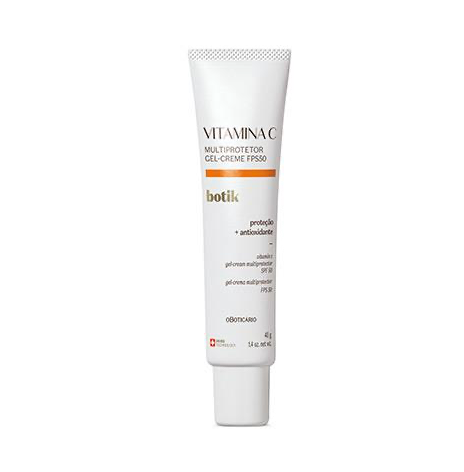 Gel Crema Multiprotettiva alla Vitamina C Botik FPS50, 40g