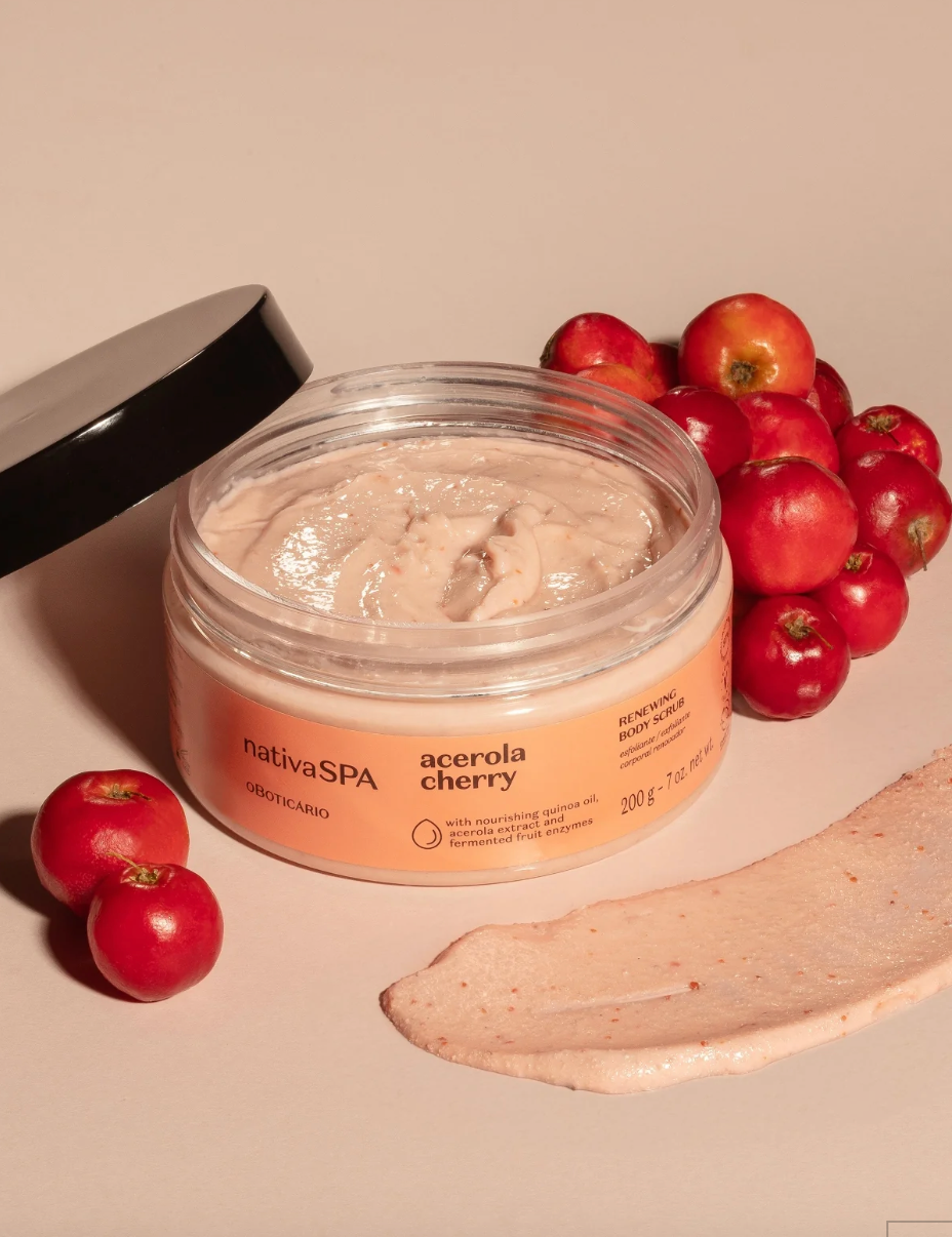 Esfoliante Corpo Nativa Spa Acerola Cherry, 200g