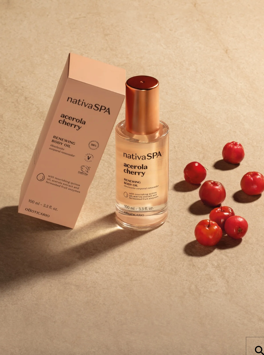 Olio Corpo Rinovattore Nativa Spa Acerola Cherry, 100ml