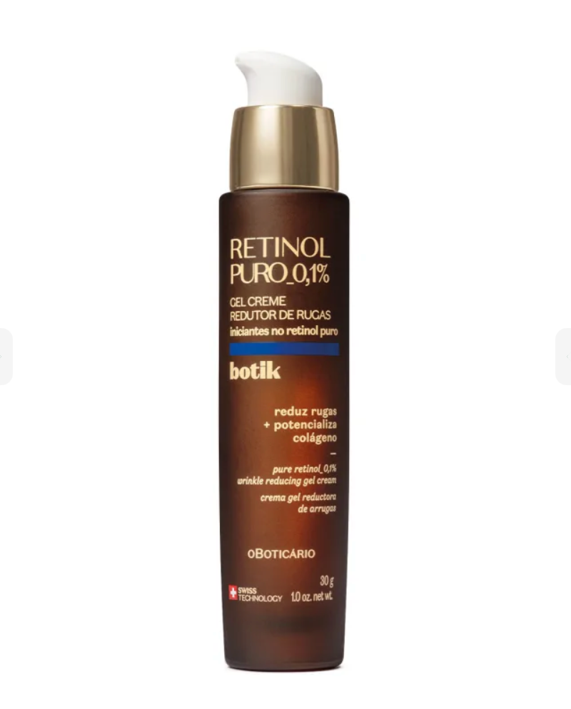 Gel Crema per la Riduzione delle Rughe Retinolo puro 0,1%, Botik, 30g