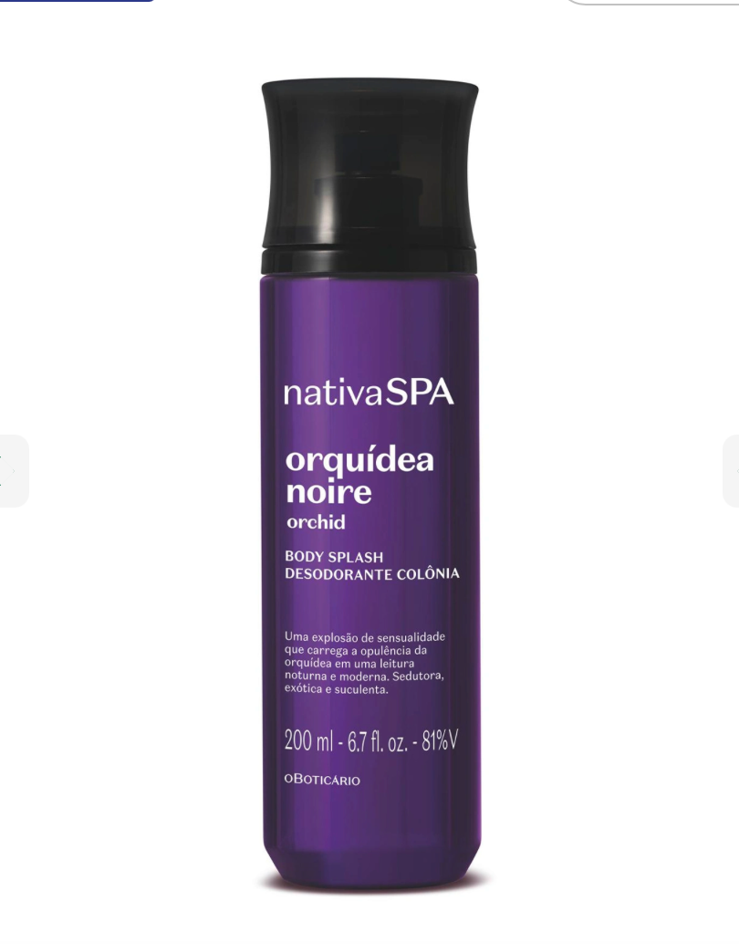 Body Splash Orquídea Noite Nativa Spa, 200ml