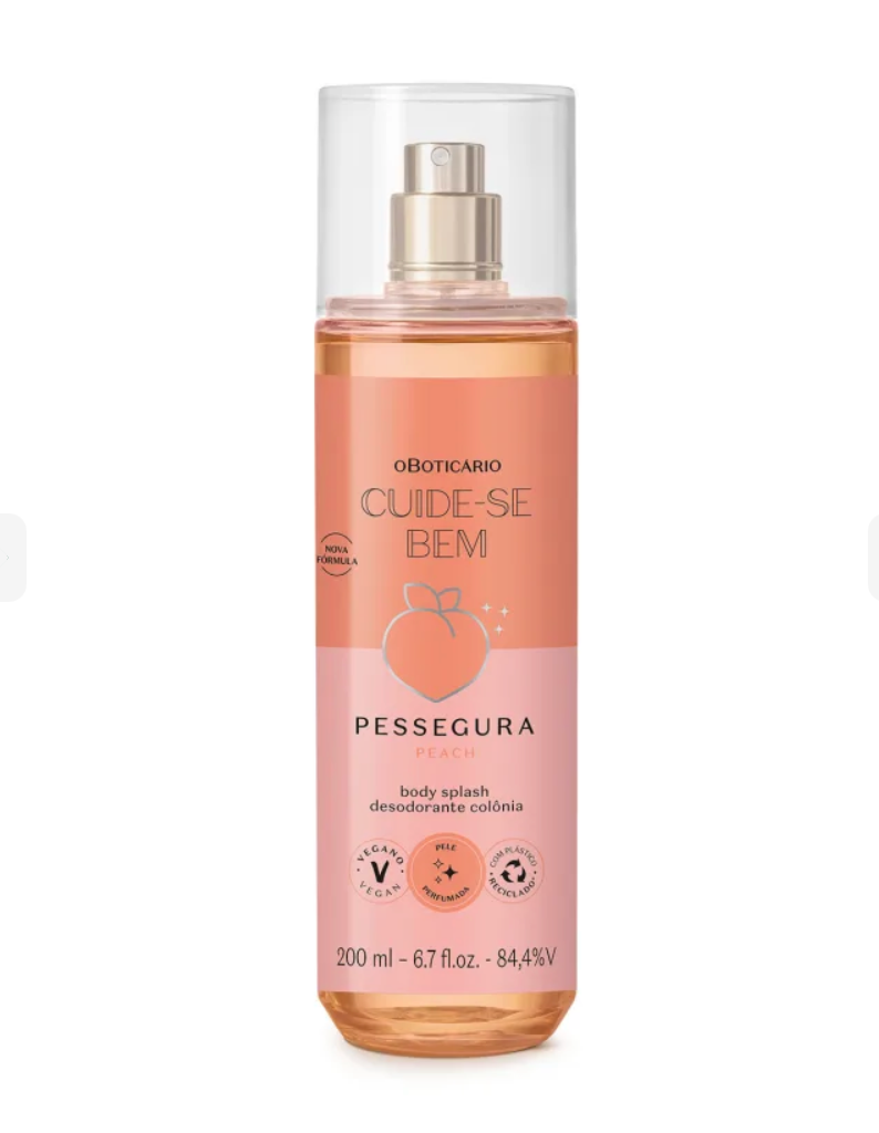 Body Splash Pessegura Cuide-se Bem, 200ml