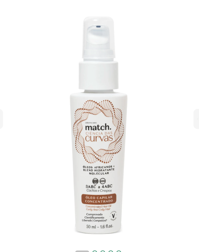 Olio Capelli Multibenefici Scienze delle curve Macth, 50ml