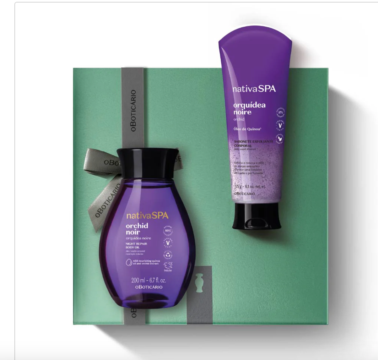 Set Esfoliante Corpo Nativa Spa Orchidea Noire