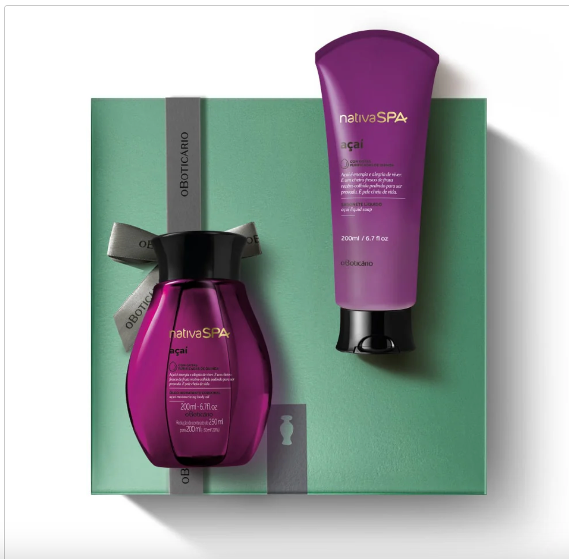 Regalo o Boticario Açaí Nativa Spa