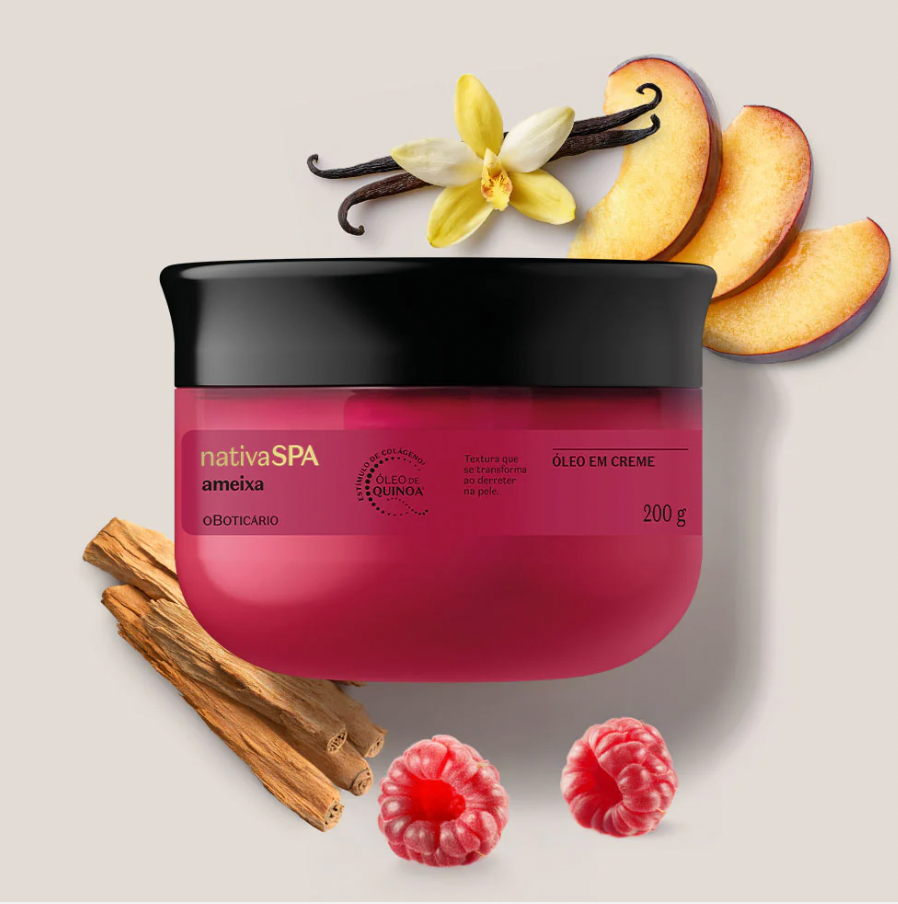 Olio in Crema Corpo Nativa Spa Ameixa – 200g no