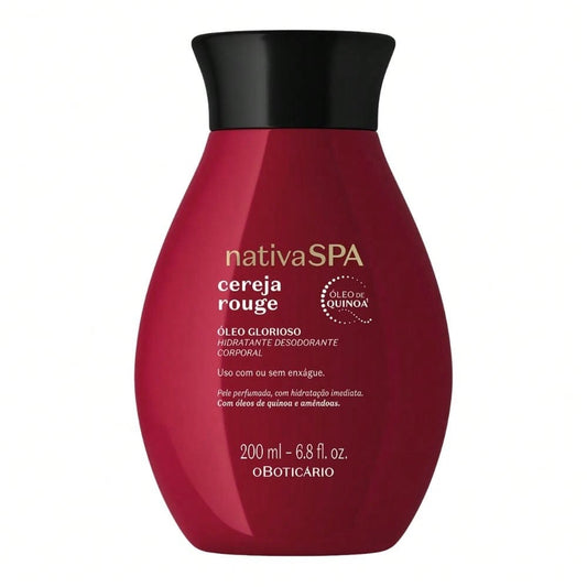 Nativa SPA Cereja Rouge – Óleo Glorioso Hidratante Desodorante Corporal 200 ml