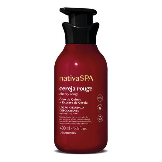 Crema Corpo Idratante Cereja Rouge Nativa Spa, 400ml