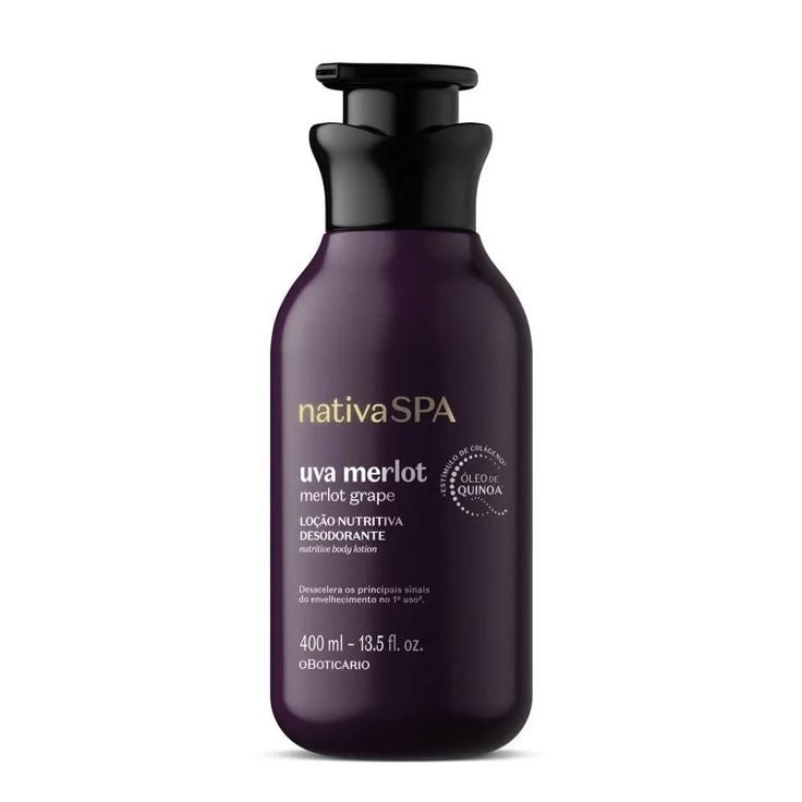 Crema Idratante Uva Merlot a nativa Spa, 400ml