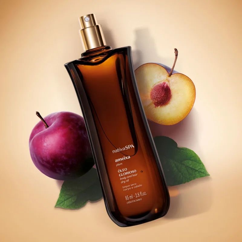 Olio Secco Capelli e Corpo Nativa Spa Plum