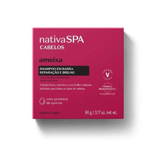 Shampoo Solido Nativa Spa Plum