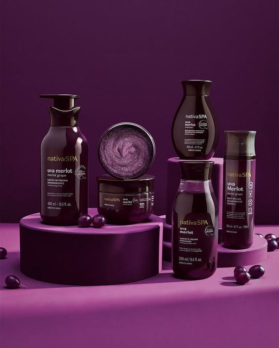 Crema Idratante Uva Merlot a nativa Spa, 400ml