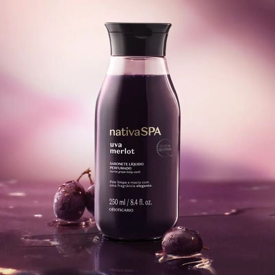 Bagno schiuma Profumato Uva Merlot Nativa Spa, 250ml