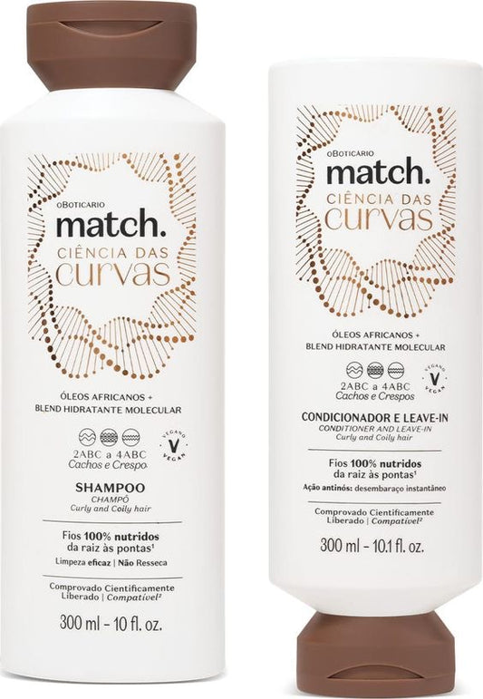 Shampoo e Balsamo Ricci Match