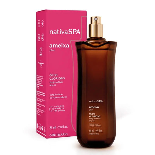 Olio Secco Capelli e Corpo Nativa Spa Plum