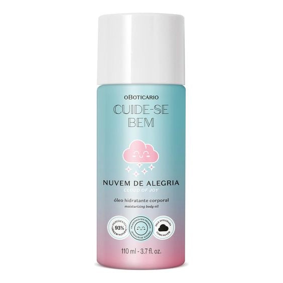 Olio Idratante Nuvem de Alegria | Pelle morbida e profumata – 110ml