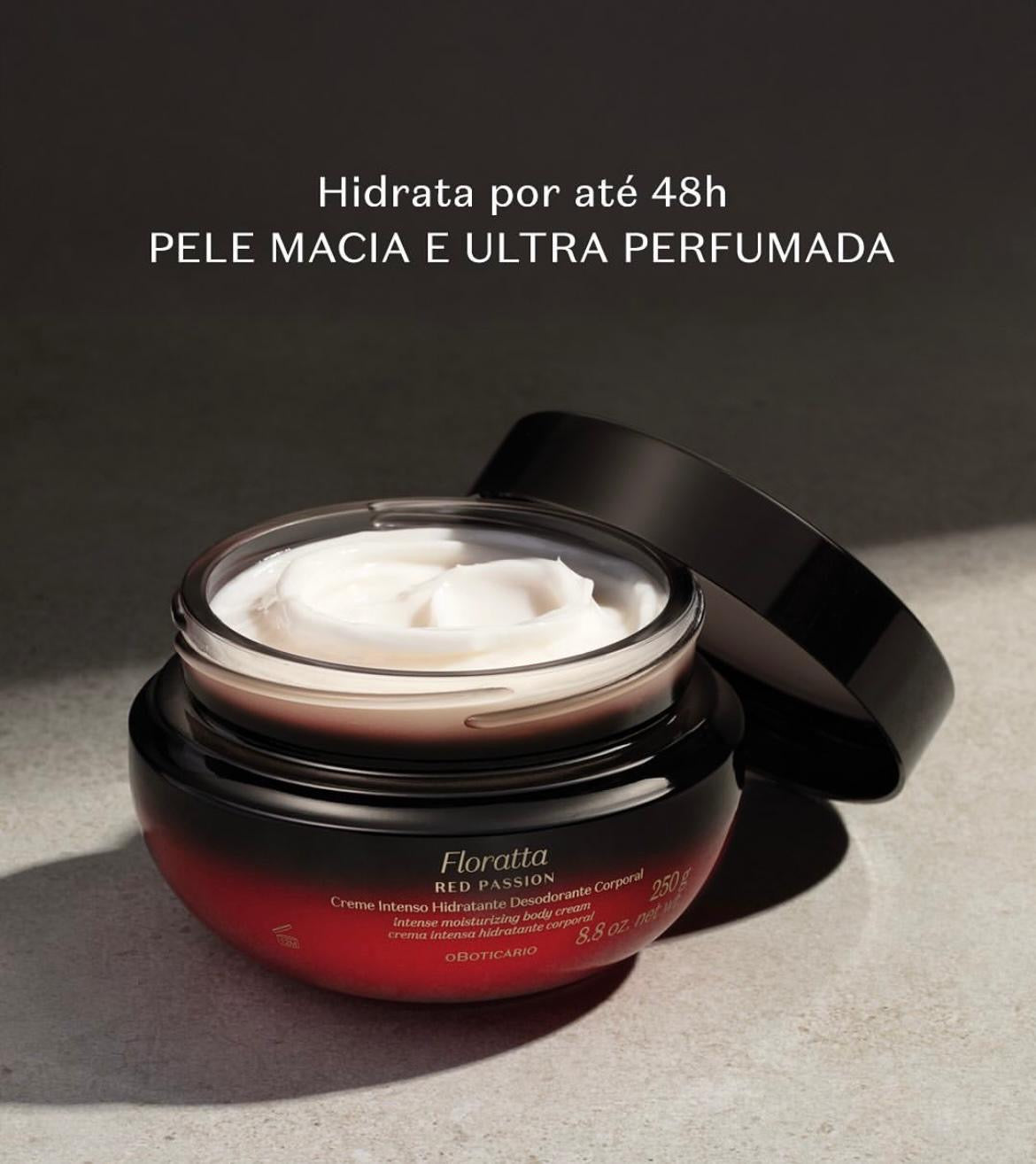 Crema Corpo Satinata Floratta Red Passion