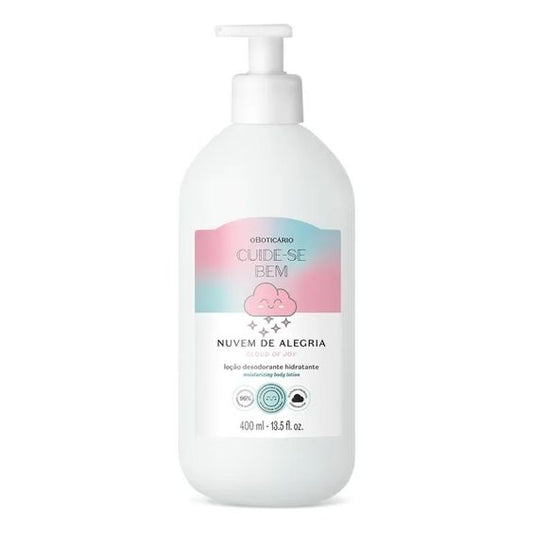 O Boticario Lozione Idratante Nuvem de Alegria | Pelle morbida e luminosa – 400 ml