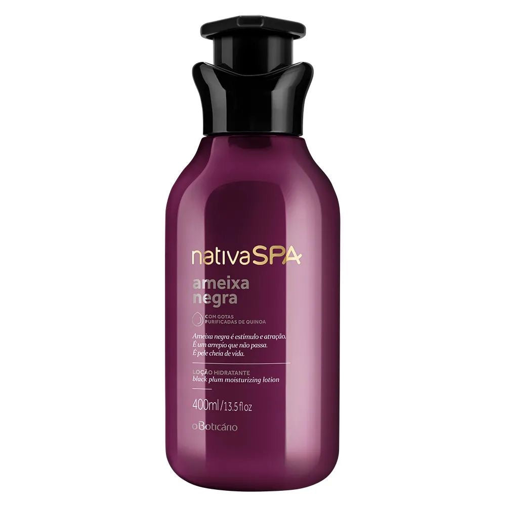 Crema Idratante corpo Nativa Spa Ameixa Negra, 400ml