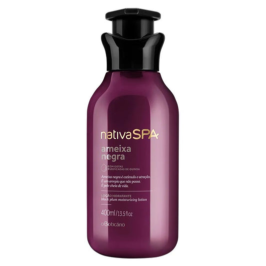 Crema Idratante corpo Nativa Spa Ameixa Negra, 400ml