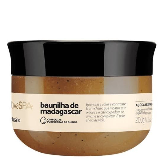 Zucchero Esfoliante Corpo Nativa Spa Vanilla Madagascar, 200g