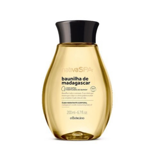 Olio Idratante Corpo Nativa Spa Vanilla Madagascar, 200ml