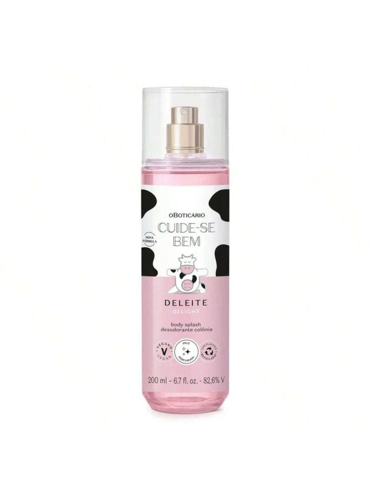 Body Splash Cuide-se Bem Deleite, 200ml