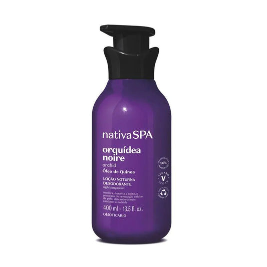 Crema Idratante Corpo Nativa Spa Orquídea Noire, 400ml
