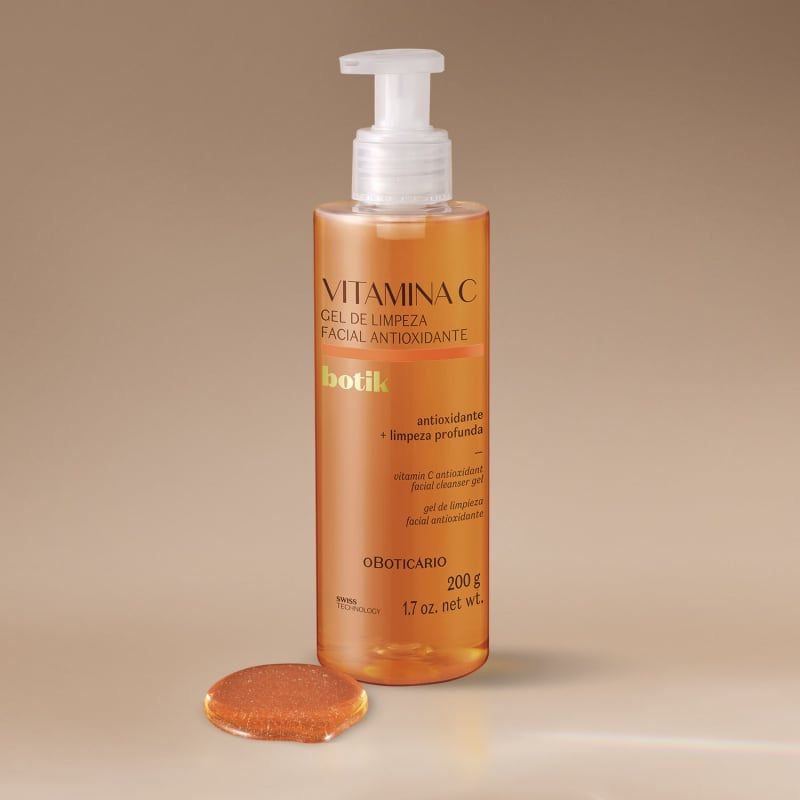 Gel Detergente Viso Antiossidante alla Vitamina C Botik, 200g