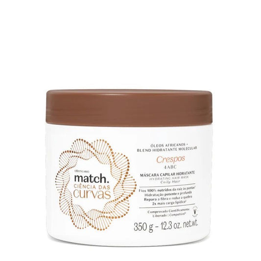 Maschera Capelli Crespi Match Ciências das Curvas, 350g