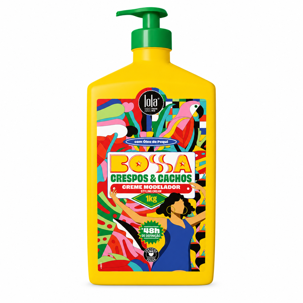 Creme Modelador Bossa Crespos & Cachos Lola From Rio 1kg