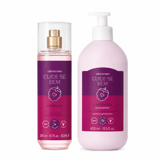 O Boticário Cuide-se Bem Amoruda – Body Splash + Lozione Corpo