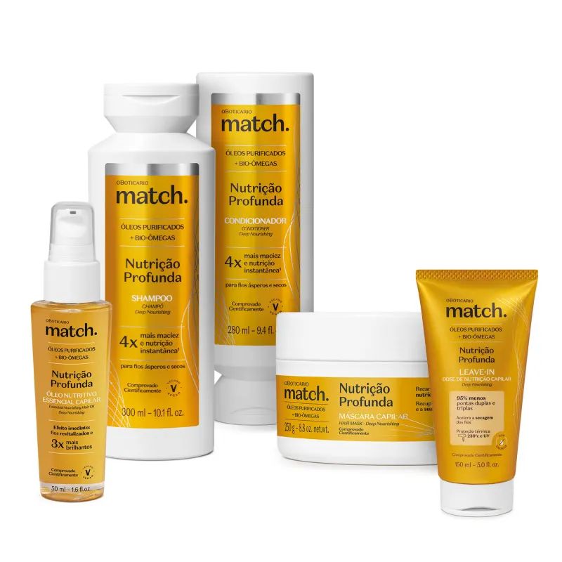 Olio Capelli Nutrizione Profonda Match, 50ml