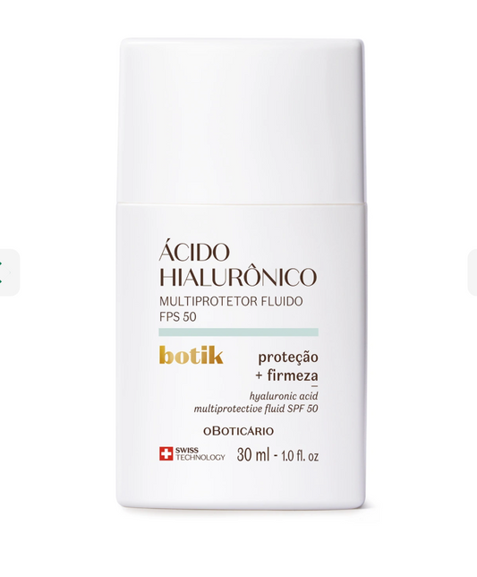 Fluido Multiprotettivo Acido Ialuronico SPF50 Botik 30ml