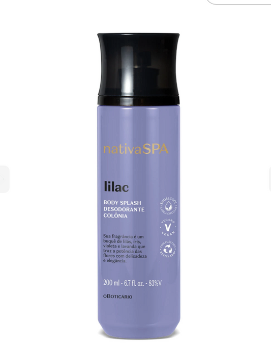 Body Splash Lilac Nativa Spa, 200ml